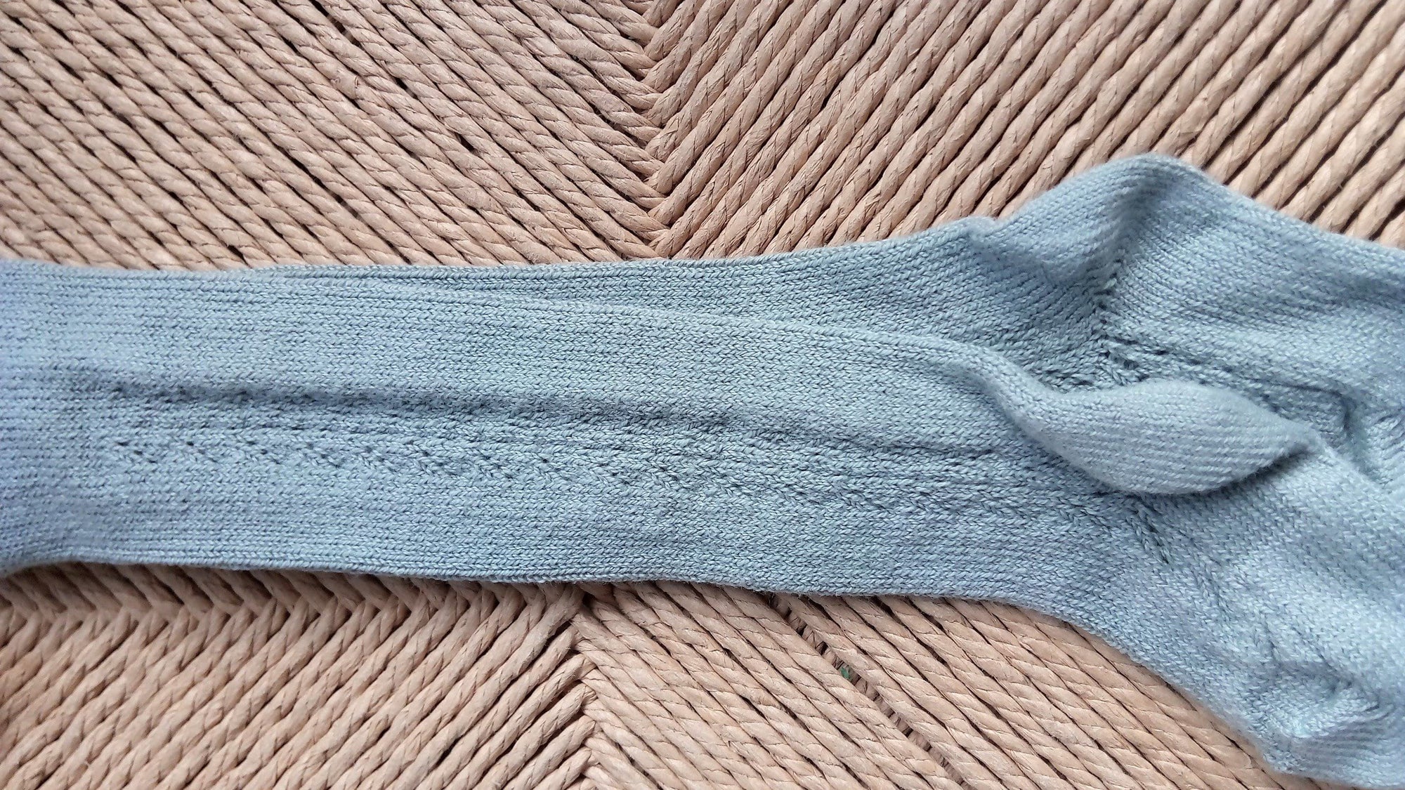 Openwork Side Warm Tights