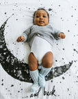 Baby Blue Long Lace Socks | Condor