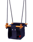 Solvej Baby and Toddler Canvas Swing, Midnight Blue