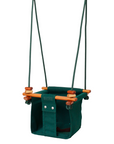 Solvej Baby and Toddler Canvas Swing, Forest Green