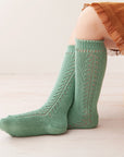 Long Side Detail Socks Jade | Condor