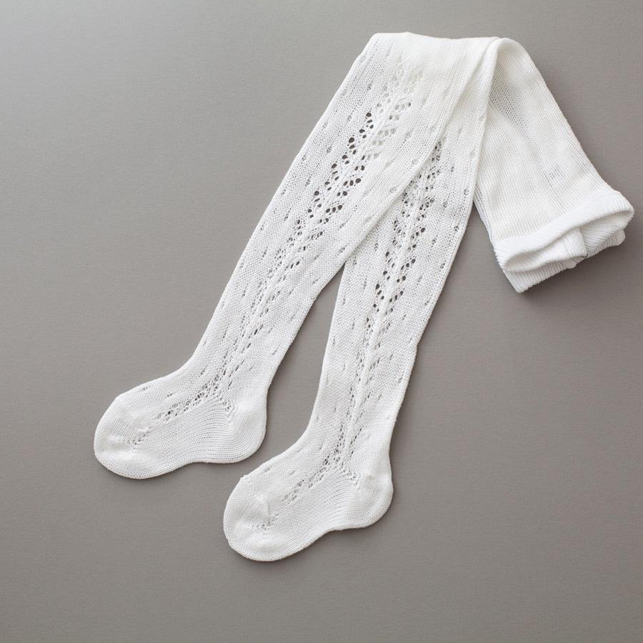 ** PRE ORDER**   Cream Openwork Tights | Condor