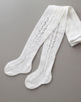 ** PRE ORDER** Cream Openwork Tights | Condor