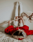 Pom pom knee high socks - Neutral