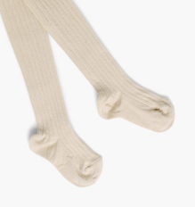 Linen Ribbed Tights | Condor