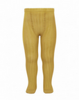 Mustard Ribbed Tights