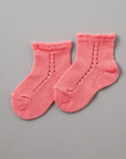 Short Lace Socks Coral | Condor