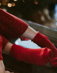 Short Lace Socks Red | Condor