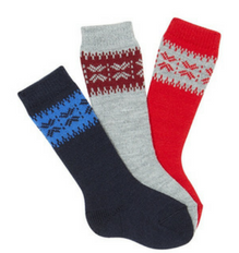 Nordic Border Knee High Socks