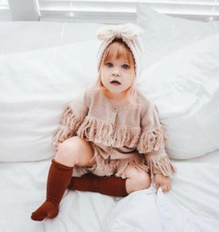 Cranberry Ribbed Socks