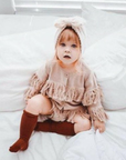 Cranberry Ribbed Socks