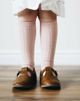 Ribbed Socks Dusky Rose
