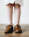 Ribbed Socks Dusky Rose 