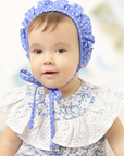 Baby Girls Blue Bonnet | Foque