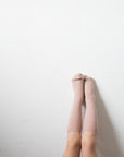 Ribbed Socks Dusky Rose