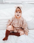 Cranberry Ribbed Socks