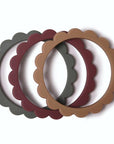 Mushie Teething Bracelet Flower 3 Pack