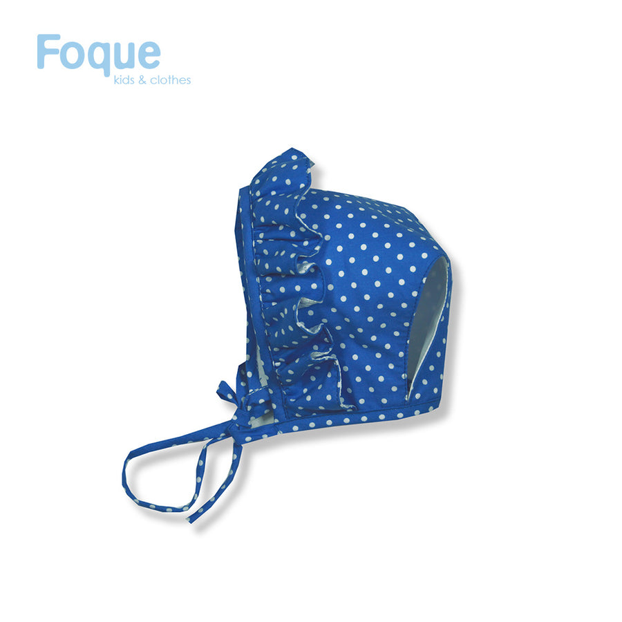 Baby Girls Blue Bonnet | Foque
