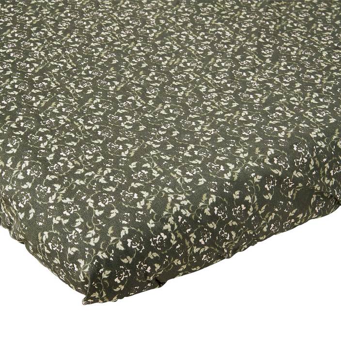Garbo&amp;Friends Floral Moss Fitted Sheet Single