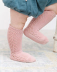 Long Side Detail Socks Rose | Condor