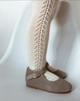 Openwork Side Warm Tights