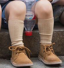 Ribbed Socks Linen - Classical Child
 - 1