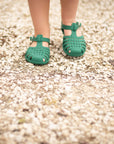 Classical Jelly Sandals Myrtle Green