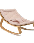 Charlie Crane Levo Baby Rocker in Beech with Nude Cushion