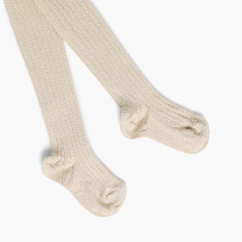 Linen Ribbed Tights | Condor