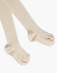 Linen Ribbed Tights | Condor