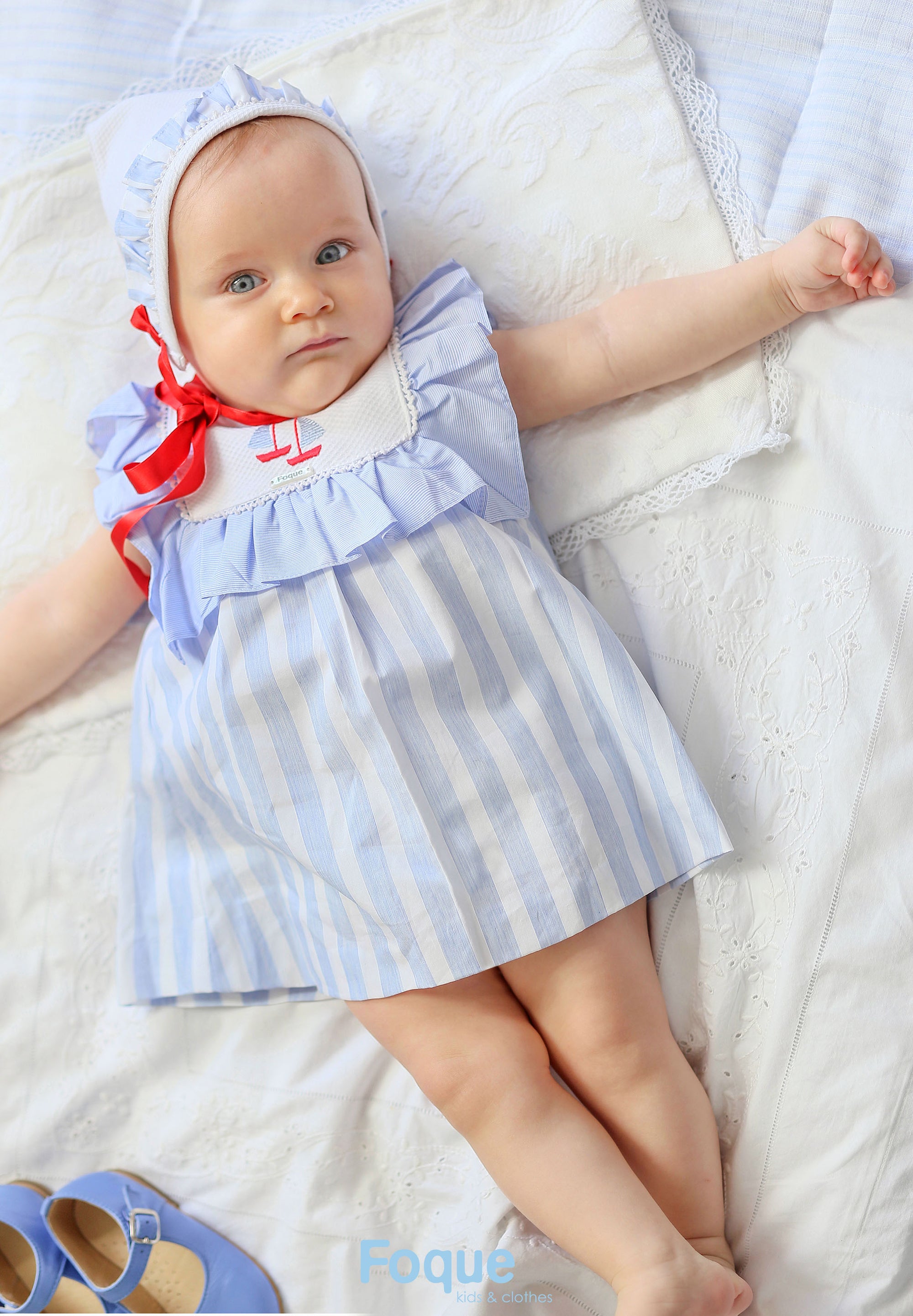 Nautical Baby Bonnet | Foque