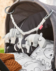 Done by Deer Pram Toy Deer Friends Grey