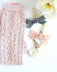 Old Rose Long Open Lace Socks | Condor