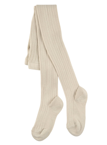 Linen Ribbed Tights | Condor