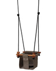 Solvej Baby and Toddler Canvas Swing, Classic Taupe