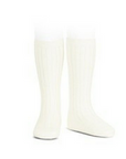 Cream Ribbed Socks - Classical Child
 - 1