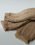 Tan Long Open Lace Socks | Condor