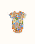 Goldie + Ace Floral Print Bodysuit Short Sleeve