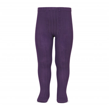 Aubergine Ribbed Tights  *Last One Left* Size 00