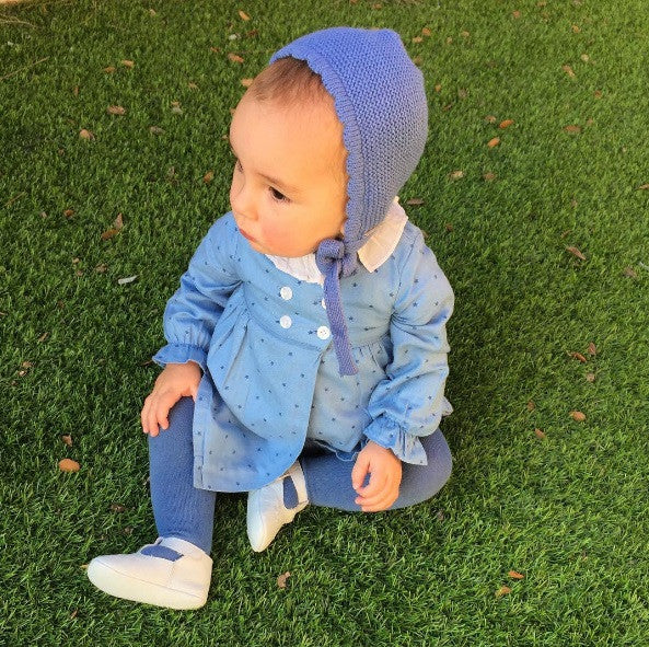 Moss Stitch Cotton Bonnet - Classical Child
 - 4