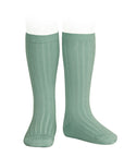 Ribbed Socks Jade Green | Condor