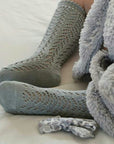 Sage Long Open Lace Socks | Condor