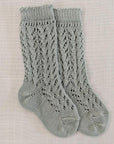 Sage Long Open Lace Socks | Condor