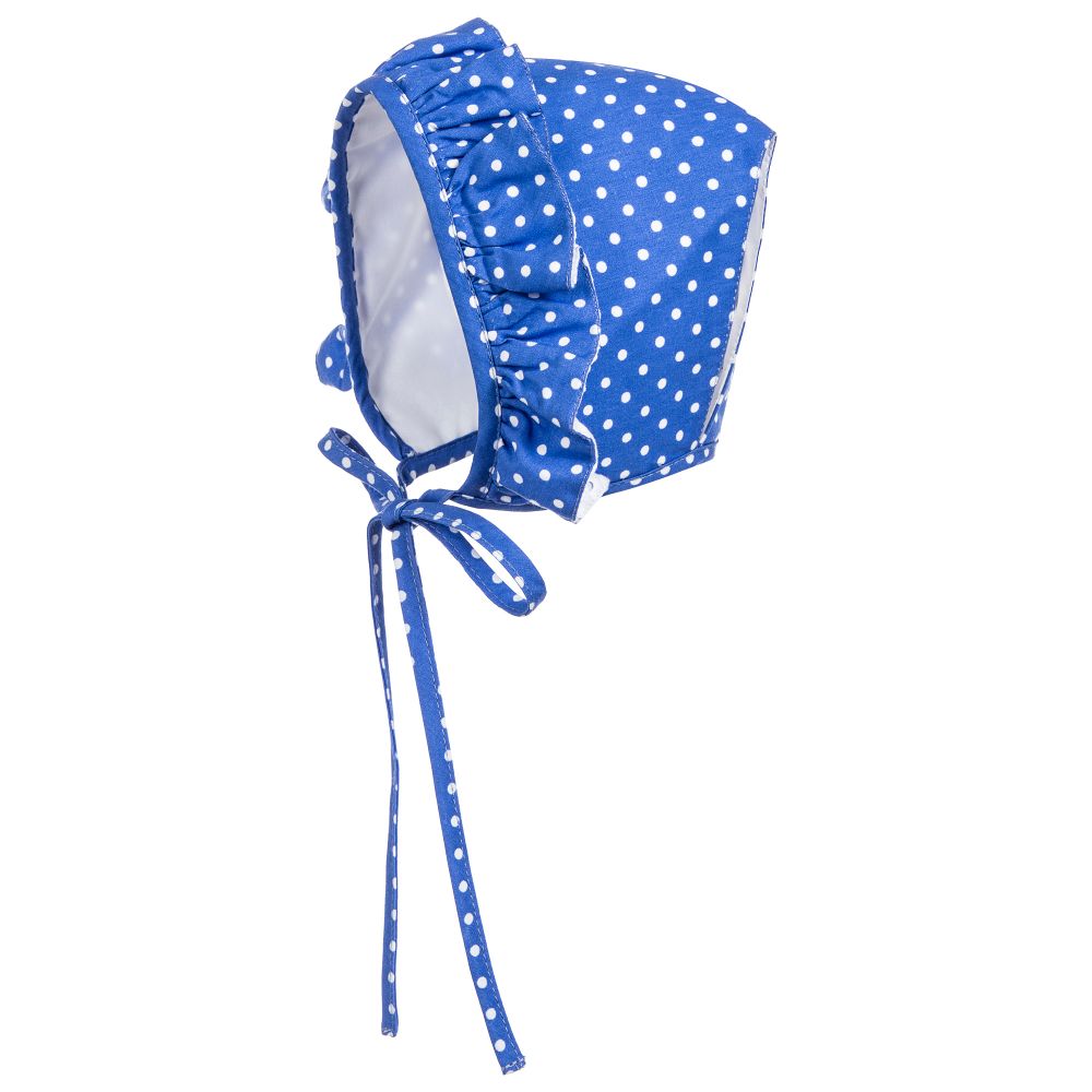 Baby Girls Blue Bonnet | Foque