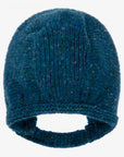 Foque Blue Knitted Wool Bonnet