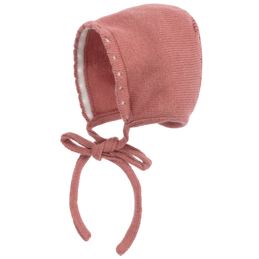 Terracota Knitted Bonnet