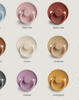 Frigg Coloured Pacifier - Classic Baby Pink 2 Pack