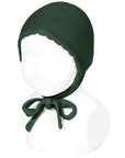 Condor Classic Garter Stitch Bonnet Forest Green