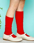 Ribbed Socks Red - Classical Child
 - 1