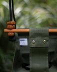 Solvej Baby and Toddler Canvas Swing, Moss Green